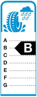 Label: B Grip op nat wegdek / remprestatie